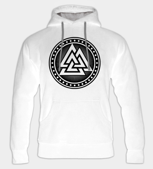 Moletom com capuz Valknut