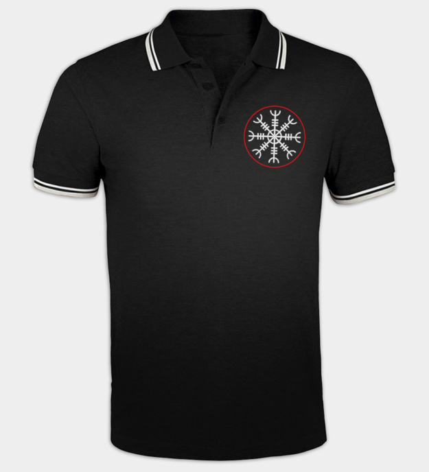 Polo bordada Ægishjálmur
