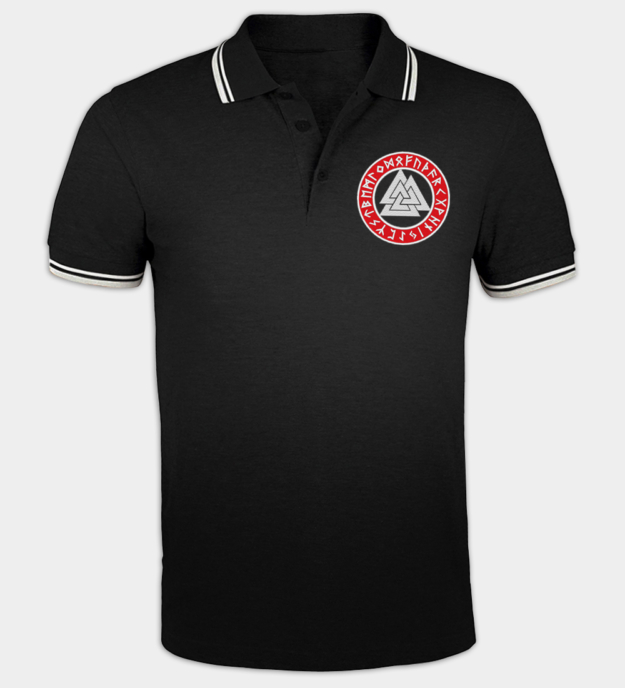 Camiseta bordada Lobos de Odin