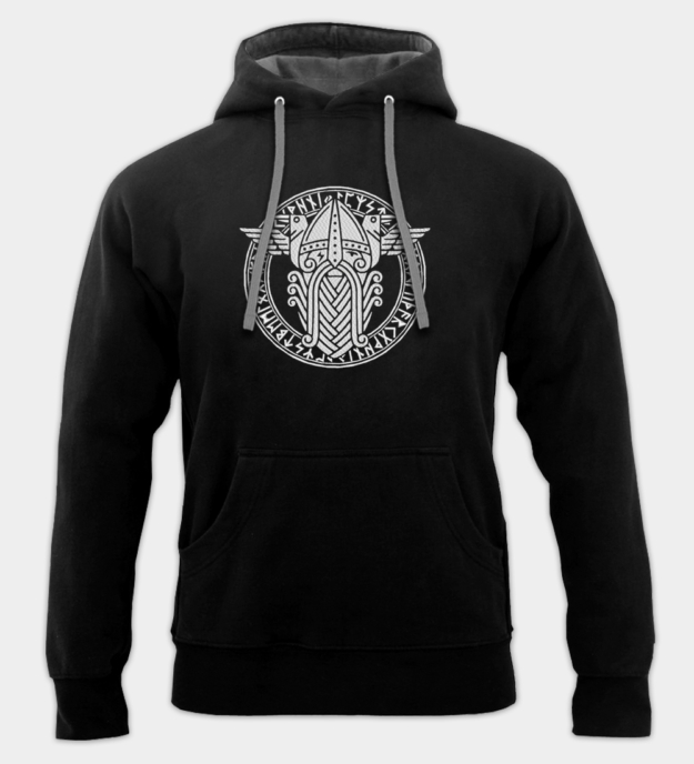 Moletom com capuz bordado Pai de Todos Odin / Wotan