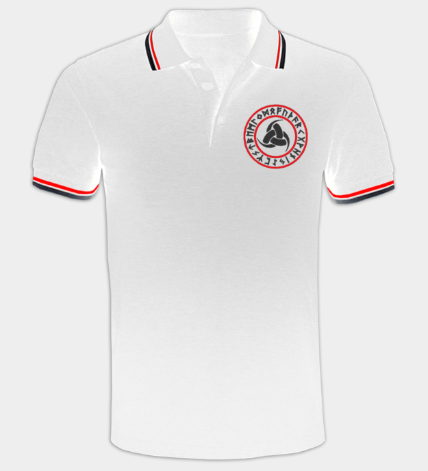 Polo bordado Triplo Chifre de Odin