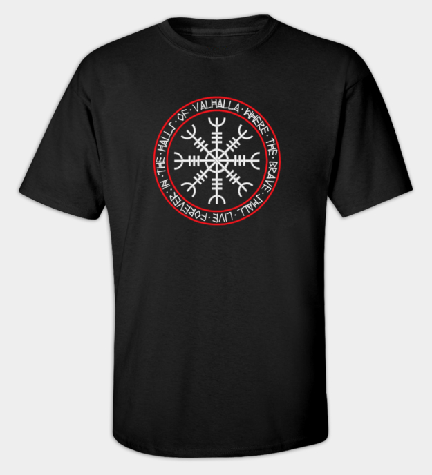 Camiseta bordada Sala de Valhalla