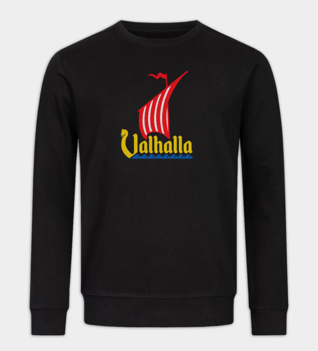Moletom bordado Navio Dragão Valhalla