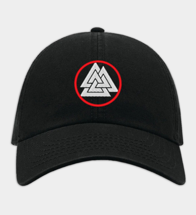 Boné bordado Valknut