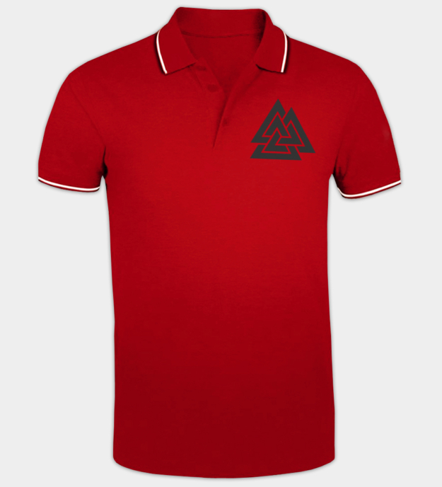 Polo bordado Valknut