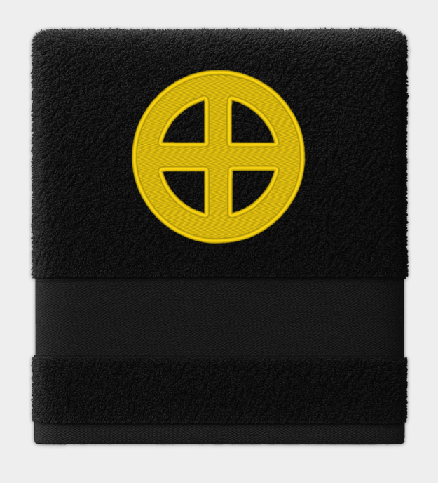 Toalha Bordada Cruz Solar