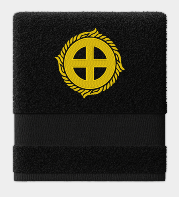 Toalha Bordada Cruz Solar