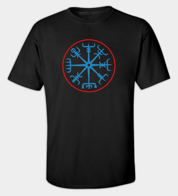 Camiseta bordada Vegvísir