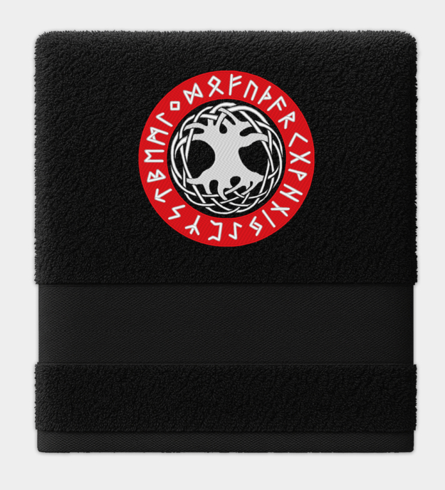 Toalha Bordada Yggdrasil