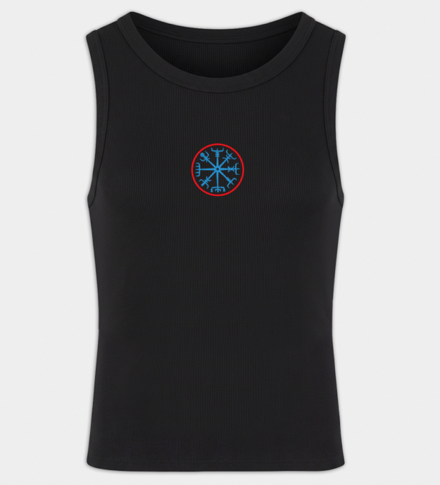 Regata masculina bordada Vegvísir